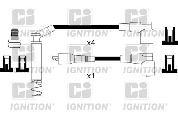 QUINTON HAZELL Sytytysjohtosarja XC796